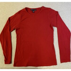 Girls Miss Guided Size L (10/12) Soft Casual Knit Red Valentine Long Sleeve Top